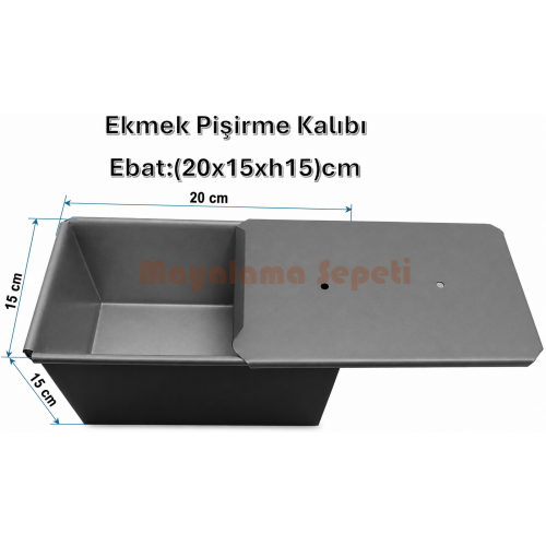Ekmek Kalıbı - Ebat:(20x15xh15)cm